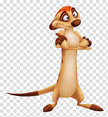 Brown fox illustration, Kingdom Hearts II Simba Timon Nala, The Lion King transparent background PNG clipart