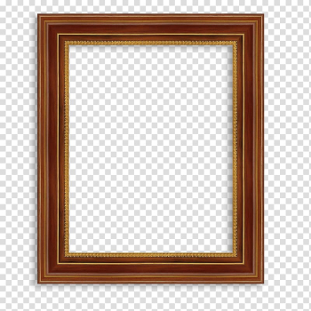 Brown frame sticker, frame Window Digital frame Wood, Deluxe Wood Frame transparent background PNG clipart