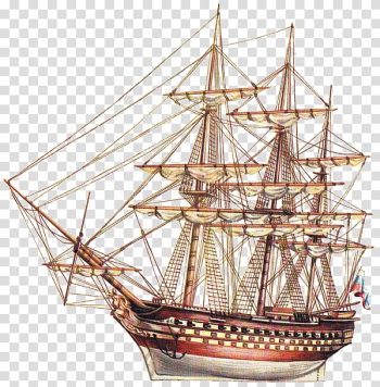 Brown galleon ship illustration, Sailing ship Ship of the line Clipper Regatta, Ship transparent background PNG clipart