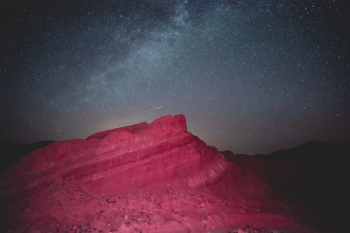 brown hill during nighttime brown hill during nighttime