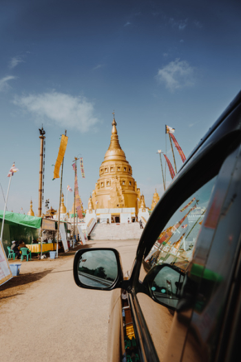 Brown Hindu Temple Under Blue Sky Brown Hindu Temple Under Blue Sky
