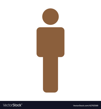 brown man solid icon brown man solid icon