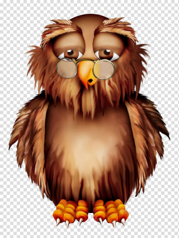Brown owl character illustration, Owl Halloween , owl transparent background PNG clipart