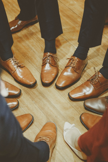 Brown Patent Leather Dress Shoes