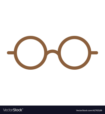 brown round eyeglasses icon brown round eyeglasses icon