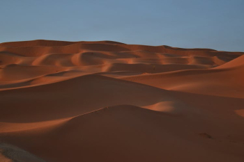Brown Sand Under Blue Sky Brown Sand Under Blue Sky