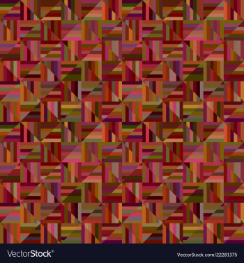 Brown seamless striped triangle mosaic tile vector image Brown seamless striped triangle mosaic tile vector image