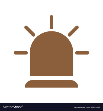 brown siren icon or logo brown siren icon or logo