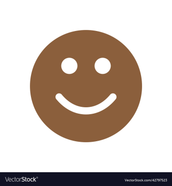 brown smile solid icon brown smile solid icon
