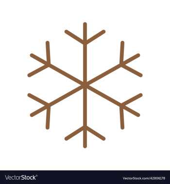 brown snowflake icon brown snowflake icon