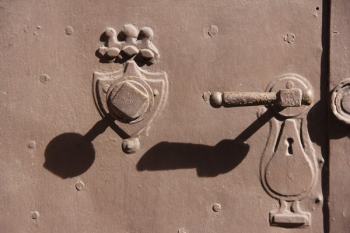 Brown Steel Door