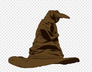 brown witch hat, Sorting Hat Harry Potter Fantastic Beasts and Where to Find Them Magician Hogwarts, Harry Potter, hat, carnivoran, dog Like Mammal png