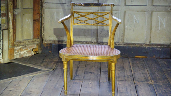 Brown Wooden Armchair Brown Wooden Armchair