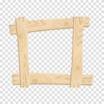 Brown wooden border , Wood Film frame Icon, Wood frame transparent background PNG clipart