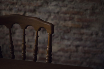 Brown Wooden Chair Beside Table Brown Wooden Chair Beside Table