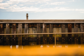 Brown Wooden Dock in Distance Brown Wooden Dock in Distance