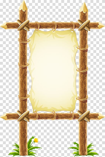 Brown wooden framed white textile illustration, Wood Bulletin board Encapsulated PostScript , wooden signboard transparent background PNG clipart