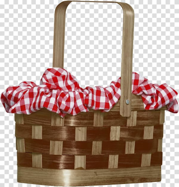 Brown woven picnic basket, Toto Dorothy Gale Little Red Riding Hood Basket Costume, Bamboo picnic basket transparent background PNG clipart