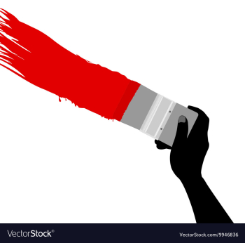 Brush color vector image