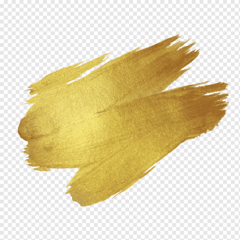 Brush Paint Gold Drawing, Gold paint, brown abstract painting, watercolor Painting, texture, ink png