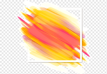 Brush Shading Color Euclidean, decorative background shading color brush strokes, yellow and pink abstract painting, watercolor Painting, ink, color Splash png