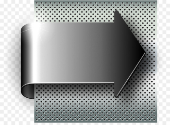 Brushed metal Illustration - Metal arrow Brushed metal Illustration - Metal arrow
