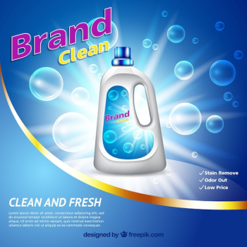 Bubble background with detergent Bubble background with detergent