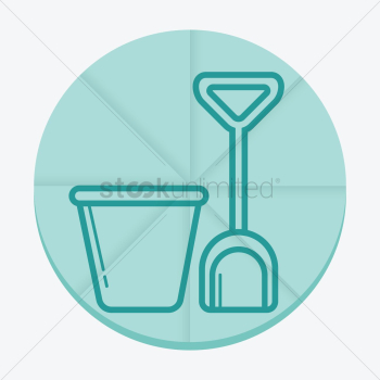 Bucket and shovel Bucket and shovel