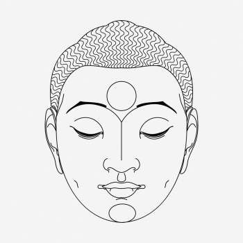 Buddha head line art, religious | Free Photo - rawpixel Buddha head line art, religious | Free Photo - rawpixel