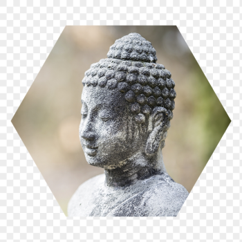 Buddha statue png badge sticker, | Free PNG - rawpixel