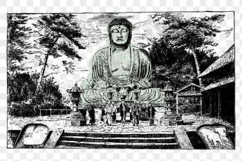 Buddha statue png sticker, Kamakura | Free PNG - rawpixel