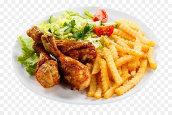 Buffalo wing Fried chicken French fries Fast food Chicken fingers - Fried chicken pasta salad 
