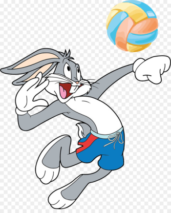 Bugs Bunny Daffy Duck Elmer Fudd Volleyball Easter - Bugs Bunny 