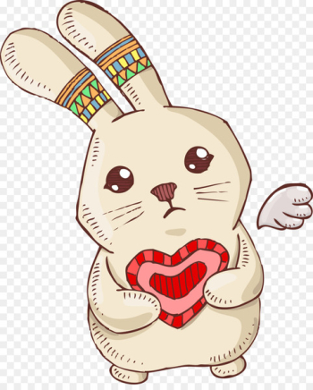 Bugs Bunny Easter Bunny Dorayaki Rabbit - Love Angel Bunny cartoon 