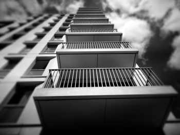 Building Balcony from Bottom Building Balcony from Bottom