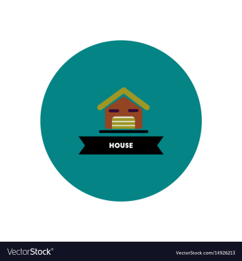 Building house icon vector image Building house icon vector image