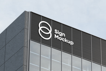 Building Sign Mockup sign mockup 