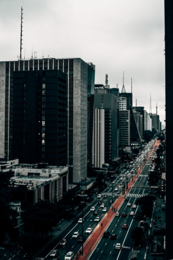 Building Structure Beside Asphalt Road Building Structure Beside Asphalt Road