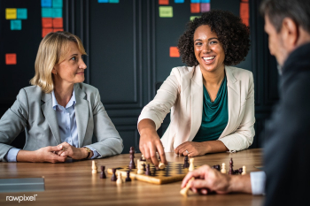 Buiness friends playing a game of chess | Free stock photo - 413255 Buiness friends playing a game of chess | Free stock photo - 413255