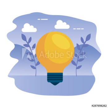 bulb light think idea icon bulb light think idea icon