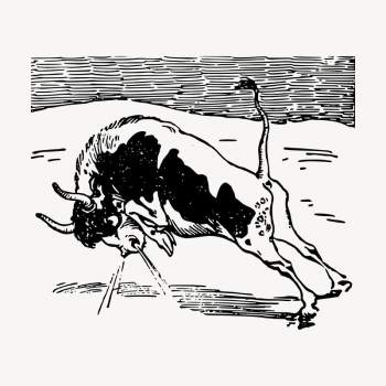 Bull drawing, vintage animal illustration | Free Vector Illustration - rawpixel