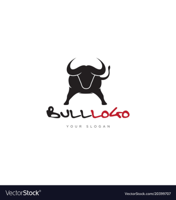 Bull logo image vector image Bull logo image vector image