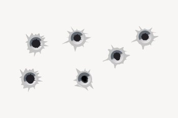 Bullet holes clipart, shotgun illustration | Free Vector - rawpixel Bullet holes clipart, shotgun illustration | Free Vector - rawpixel