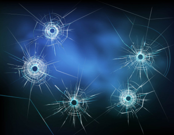 Bullet holes in glass illustration Free Vector Bullet holes in glass illustration Free Vector