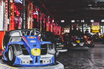 bump cars inside arcade bump cars inside arcade