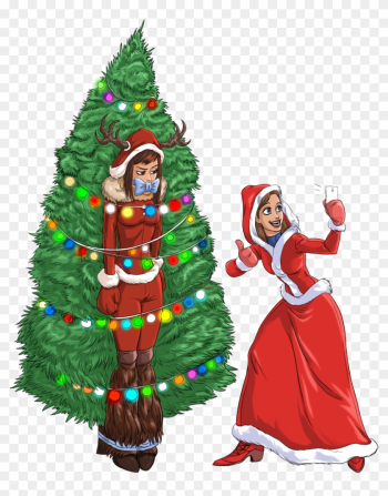 Bunny & Alissa Christmas Large - Simpsons Christmas Tree Decoration Bunny & Alissa Christmas Large - Simpsons Christmas Tree Decoration