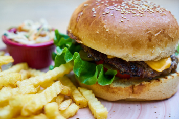 Burger and Fries Burger and Fries