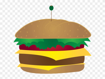 Burger Clipart Transparent Food - Burger Illustration Png Burger Clipart Transparent Food - Burger Illustration Png