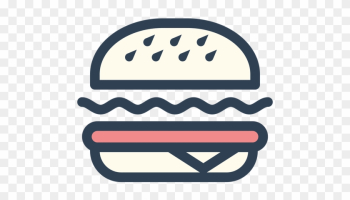 Burger Fast Food Stroke Icon Transparent Png Amp Svg - Icon Png Food