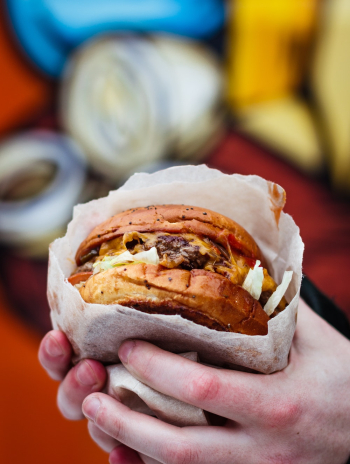Burger in Wrapper Burger in Wrapper